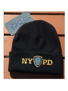 NYPD Black Beanie cap